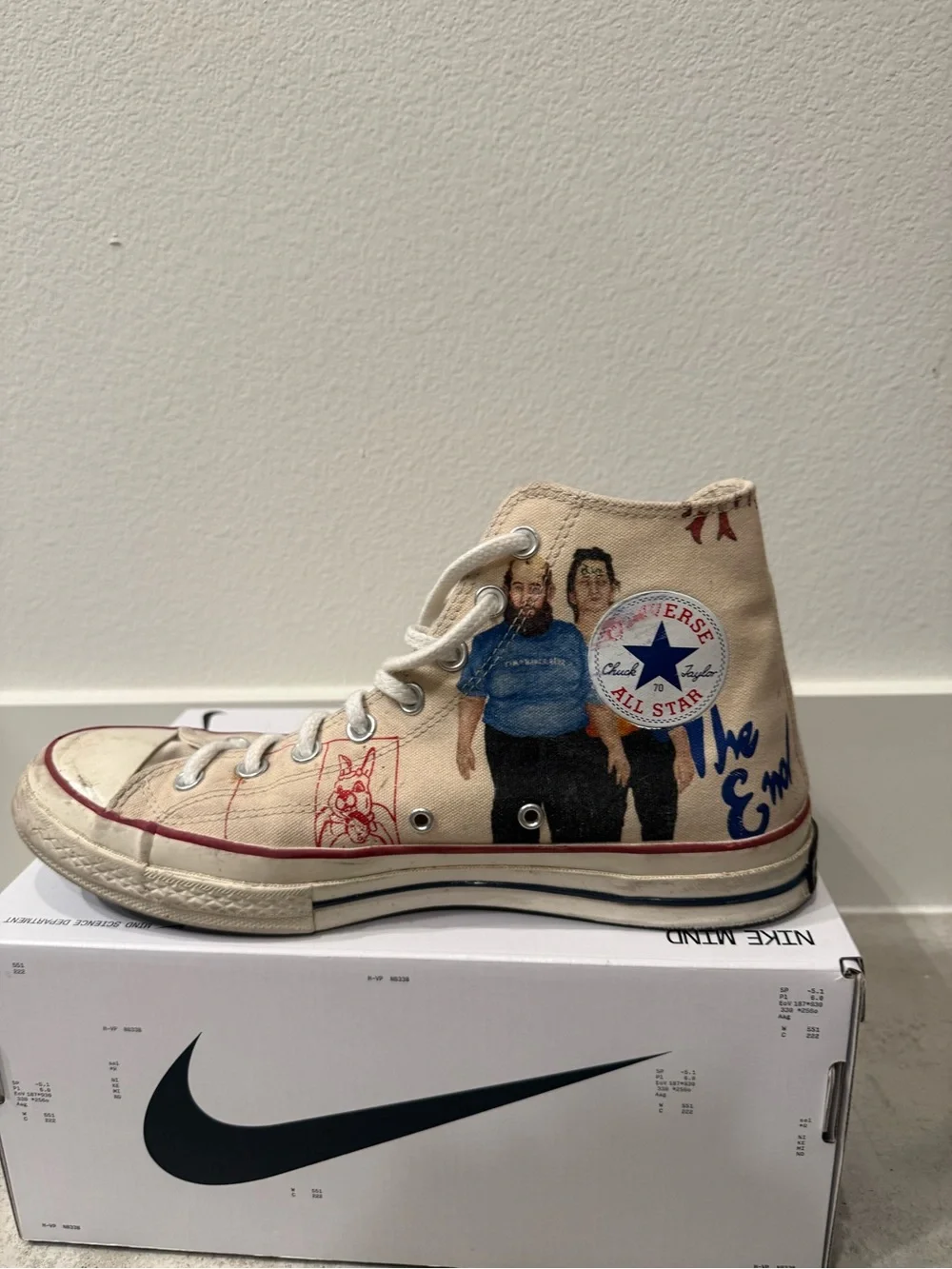 Tyler the Creator x Stephen McMullen Coverse Artiest Series Art Sneakers 10 - Picture 5 of 10